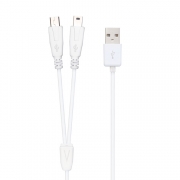 Micro USB+Mini USB二合一數(shù)據(jù)充電線